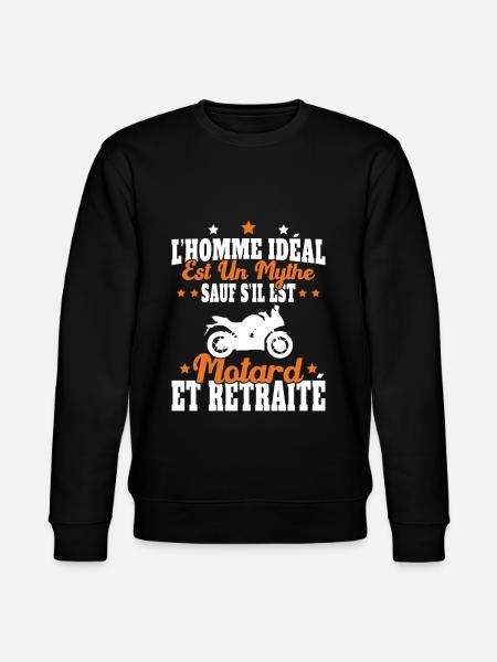 Motard Et Retraité - Sweat bio CHANGER Stanley/Stella Unisexe - noir