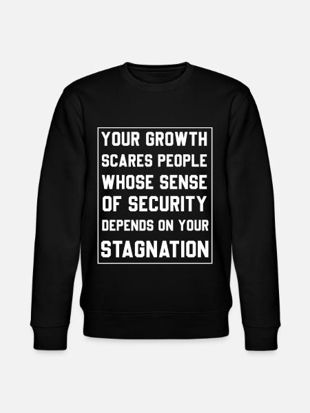Funny Saying - Stanley/Stella CHANGER Unisex Organic Sweatshirt - black