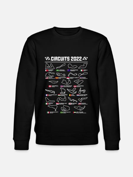 English Car Circuits - Stanley/Stella CHANGER Unisex Organic Sweatshirt - black