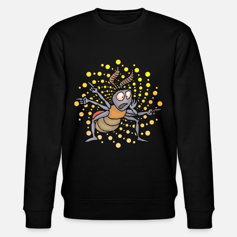 Ameise - Stanley/Stella Unisex Bio-Sweatshirt CHANGER  - Schwarz