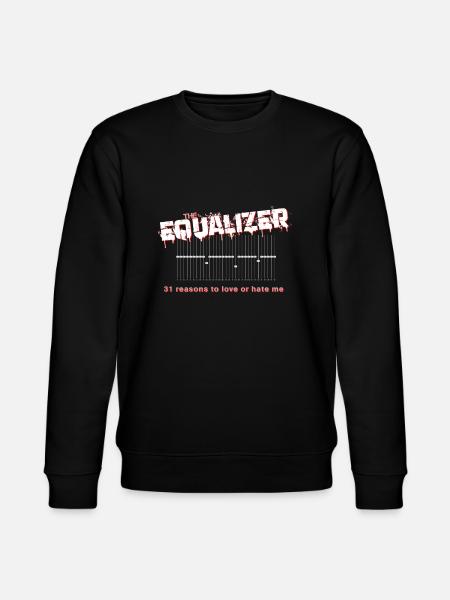 The Equalizer: Klangverbesserung als Statement - Stanley/Stella Unisex Bio-Sweatshirt CHANGER  - Schwarz