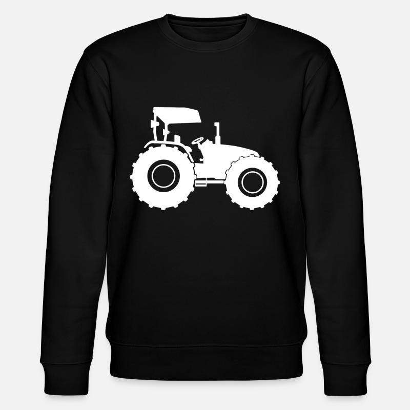 Traktor Trecker - Stanley/Stella Unisex Bio-Sweatshirt CHANGER  - Schwarz
