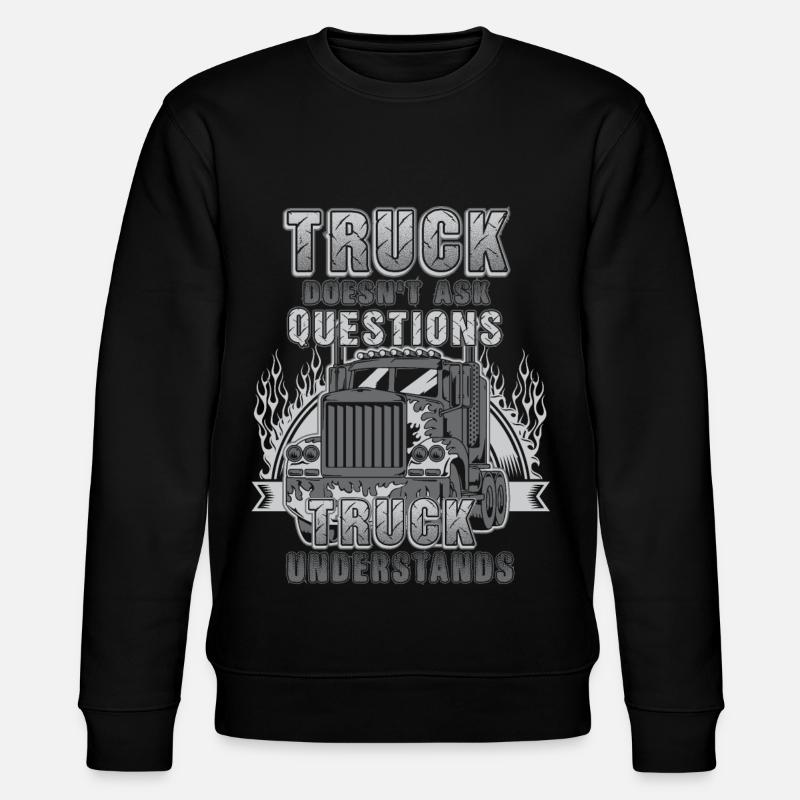 Le camion ne demande pas - Sweat bio CHANGER Stanley/Stella Unisexe - noir