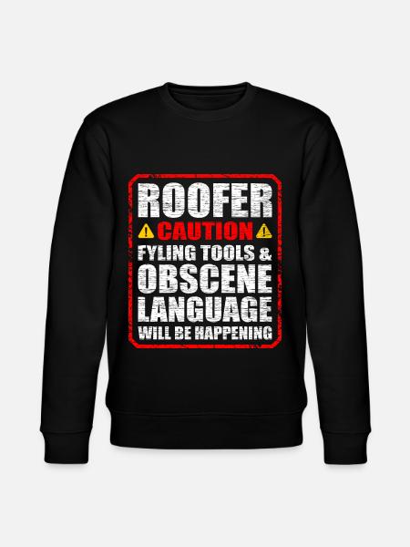 roofer - Stanley/Stella CHANGER Unisex Organic Sweatshirt - black