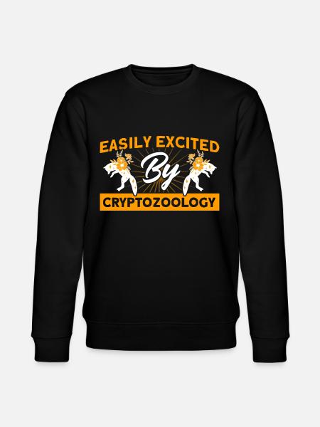 Cryptozoology Kryptoide Monster Nerd Gift - Stanley/Stella CHANGER Unisex Organic Sweatshirt - black