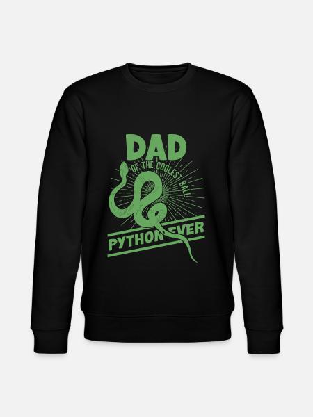 Snake owners Snake lovers Snakes - Stanley/Stella CHANGER Unisex Organic Sweatshirt - black