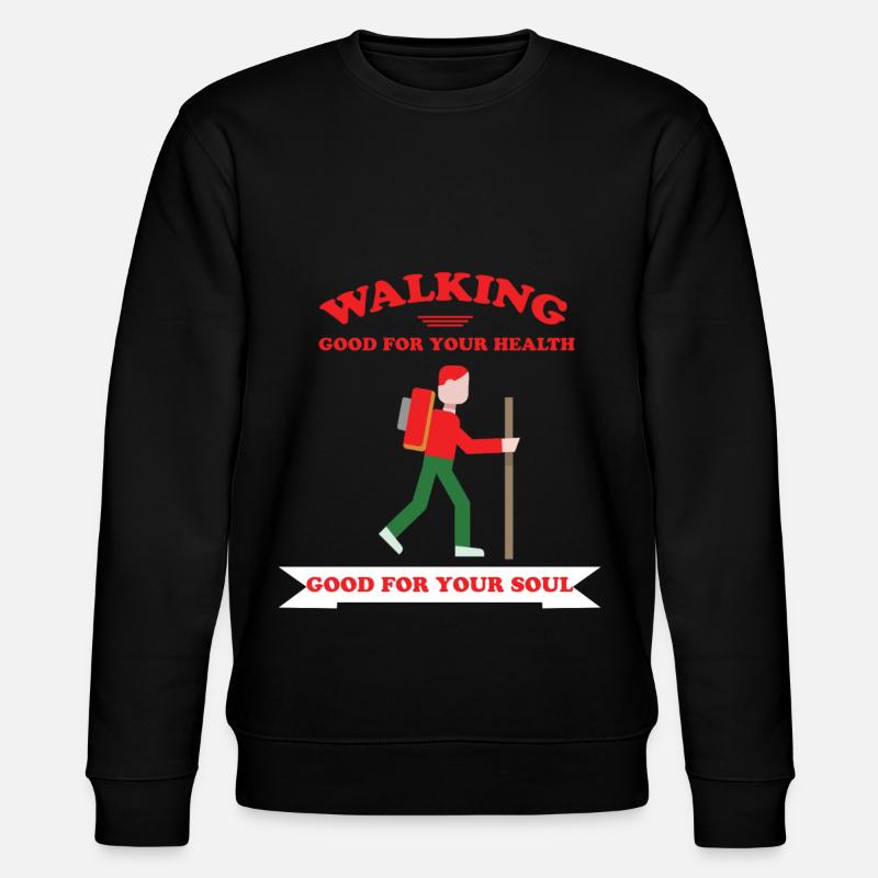 Randonnée - Marche - Sweat bio CHANGER Stanley/Stella Unisexe - noir