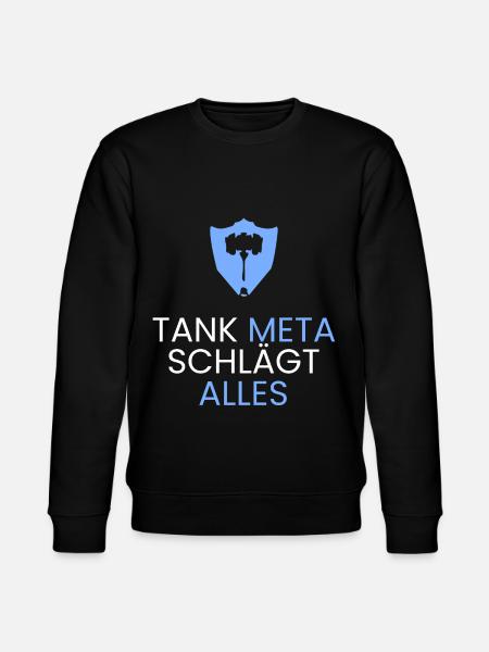 Tank Meta gewinnt - Stanley/Stella Unisex Bio-Sweatshirt CHANGER - Schwarz