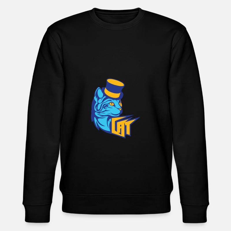 Chat bleu / chat bleu - Sweat bio CHANGER Stanley/Stella Unisexe - noir