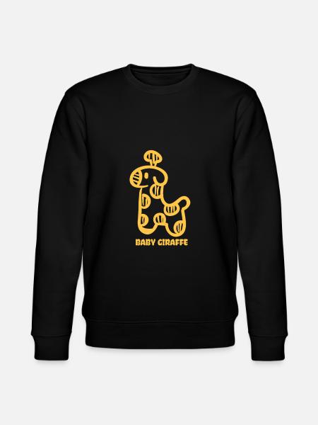 Baby giraffe - Stanley/Stella CHANGER Unisex Organic Sweatshirt - black