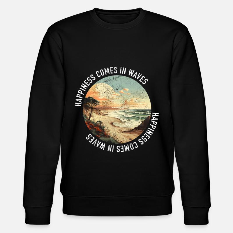 Surfer Surf - Stanley/Stella Unisex Bio-Sweatshirt CHANGER - Schwarz