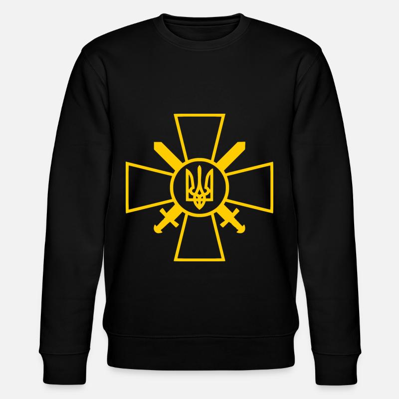 Ukraine - Stanley/Stella Unisex Bio-Sweatshirt CHANGER  - Schwarz