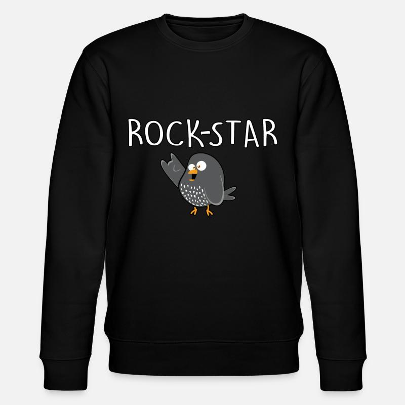 Rock Star - Stanley/Stella Unisex Bio-Sweatshirt CHANGER  - Schwarz