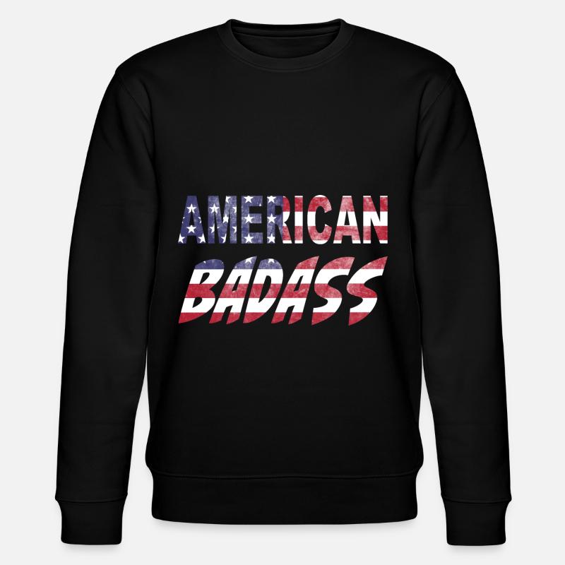 American Badass - vrai mec américain! - Sweat bio CHANGER Stanley/Stella Unisexe - noir