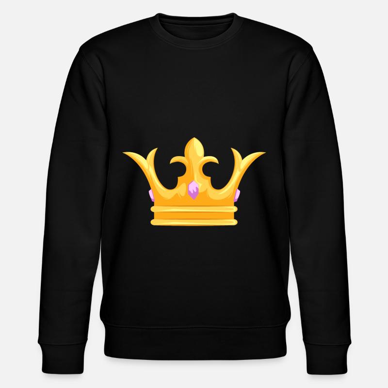 Crown - Krone - Stanley/Stella CHANGER Unisex Organic Sweatshirt - black