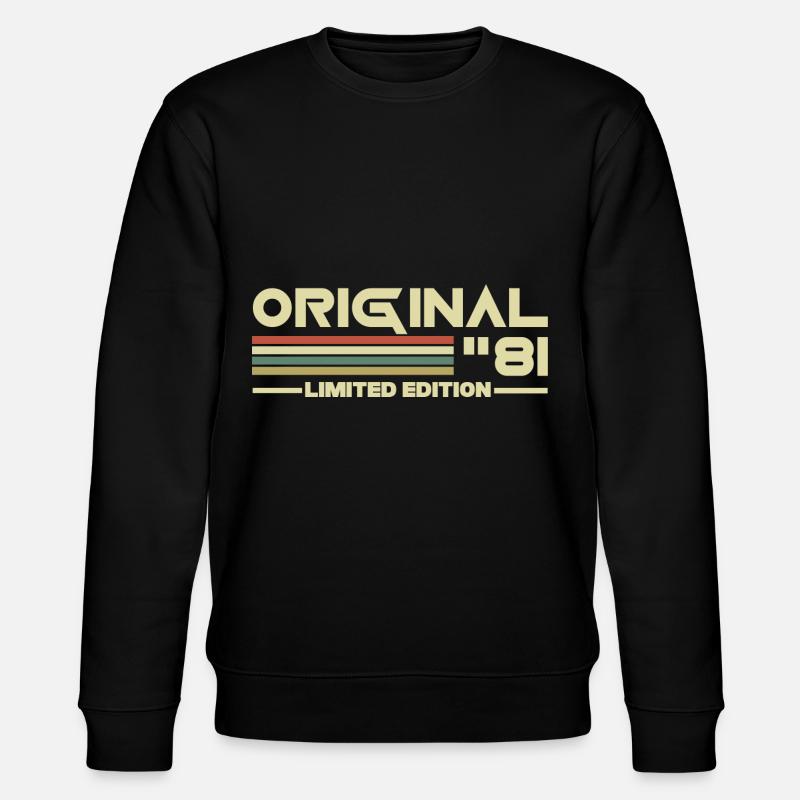 1981 - Stanley/Stella Unisex Bio-Sweatshirt CHANGER  - Schwarz