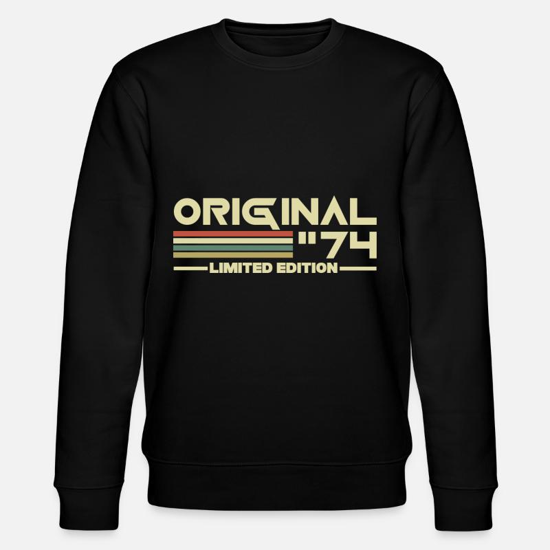 1974 - Stanley/Stella Unisex Bio-Sweatshirt CHANGER  - Schwarz