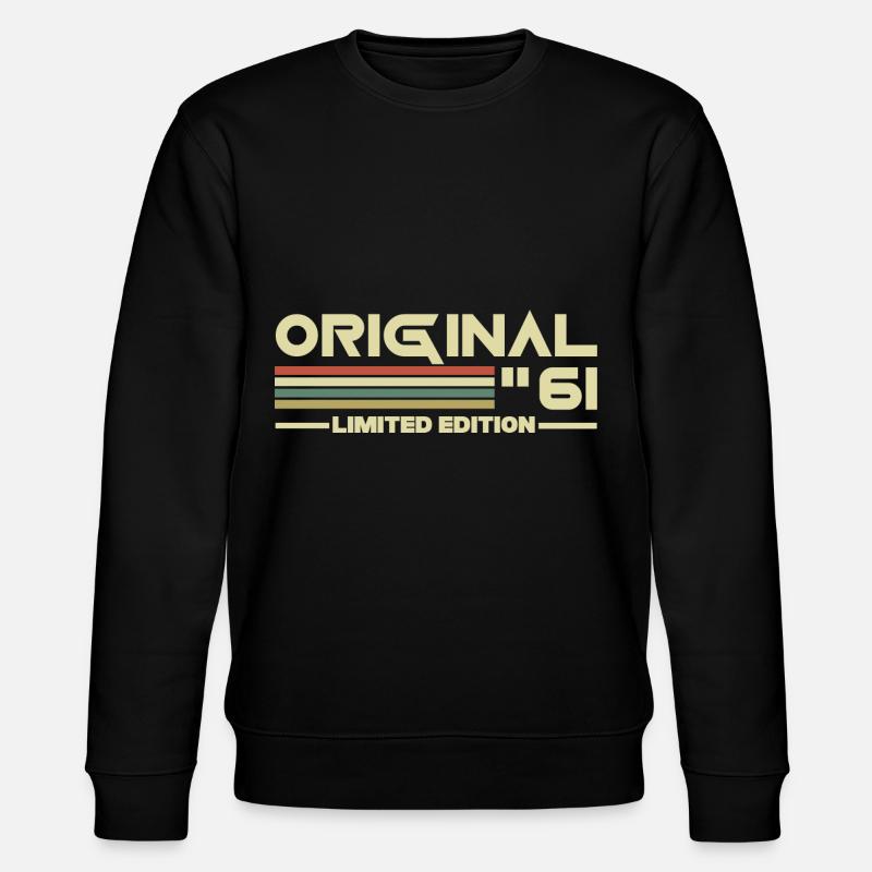 1961 - Stanley/Stella Unisex Bio-Sweatshirt CHANGER  - Schwarz
