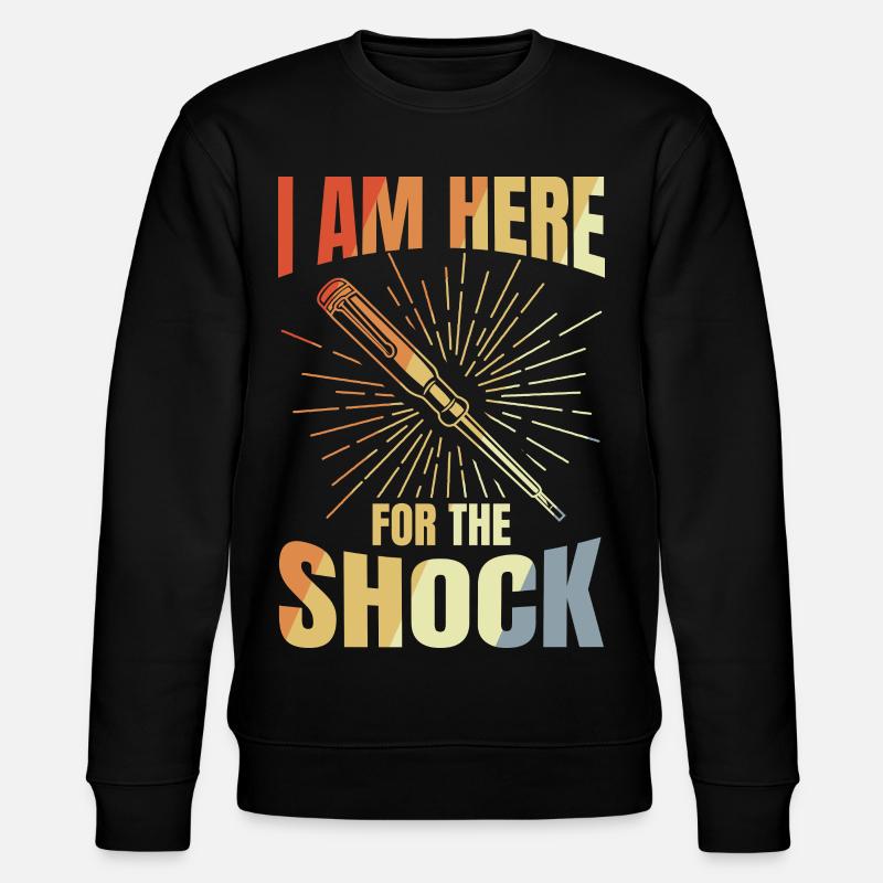 Electrical Engineer Saying - Stanley/Stella CHANGER Unisex Organic Sweatshirt - black