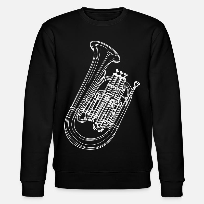 Tuba - Stanley/Stella Unisex Bio-Sweatshirt CHANGER  - Schwarz