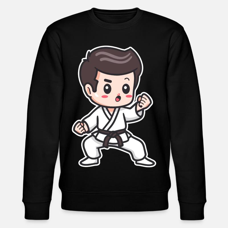 Dessin de karaté garçon - Sweat bio CHANGER Stanley/Stella Unisexe - noir