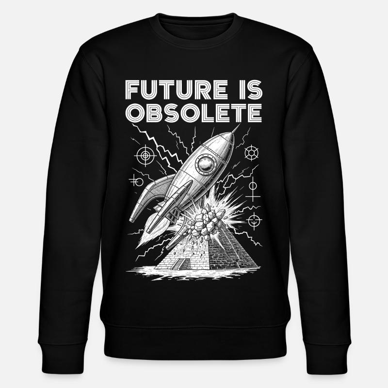 Zukunftsvision Raumfahrt Design - Stanley/Stella Unisex Bio-Sweatshirt CHANGER  - Schwarz