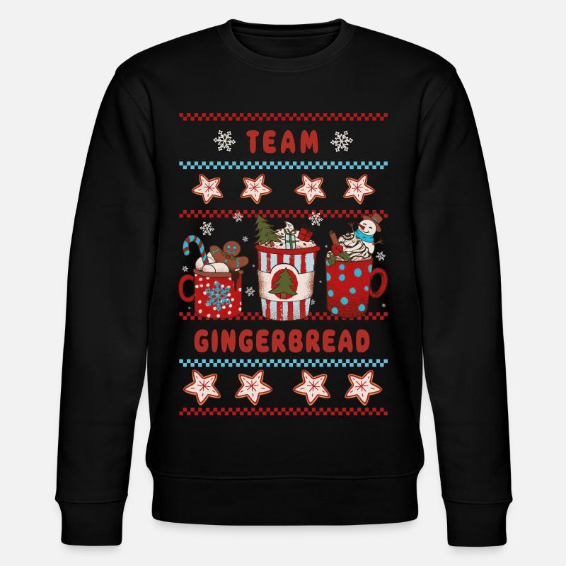 L’équipe Gingerbread - Sweat bio CHANGER Stanley/Stella Unisexe - noir