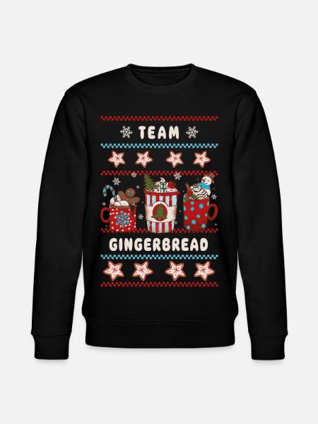 Équipe Gingerbread - Joyeux Noël - Sweat bio CHANGER Stanley/Stella Unisexe - noir