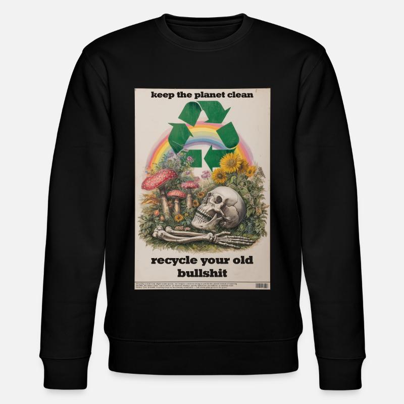 Recyclez-le ! - Sweat bio CHANGER Stanley/Stella Unisexe - noir