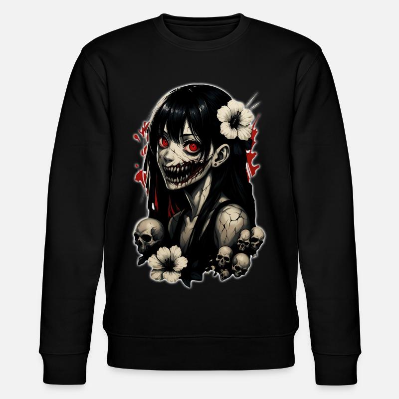 Fille d’Anime d’Horreur - Sweat bio CHANGER Stanley/Stella Unisexe - noir