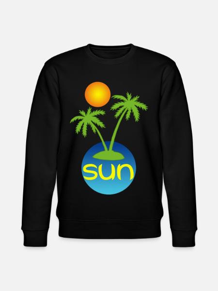 Paradise in the sun - Stanley/Stella CHANGER Unisex Organic Sweatshirt - black
