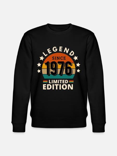 LÉGENDE 1976, MILLÉSIME 1976 - Sweat bio CHANGER Stanley/Stella Unisexe - noir