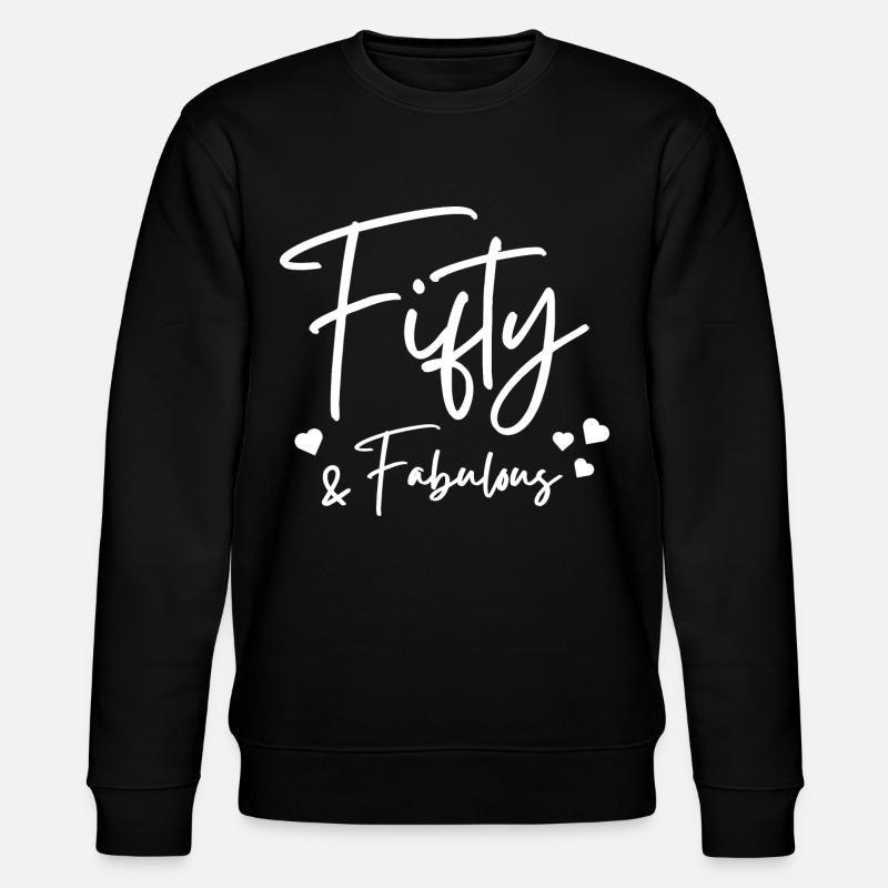 Cinquante fabuleux - Sweat bio CHANGER Stanley/Stella Unisexe - noir