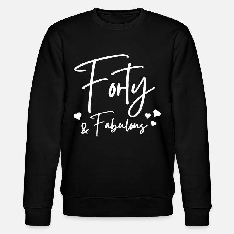 Quarante fabuleux - Sweat bio CHANGER Stanley/Stella Unisexe - noir