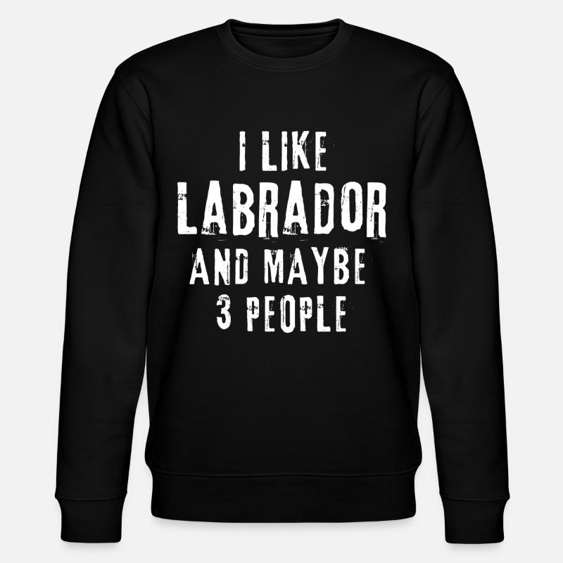 Labrador - Stanley/Stella CHANGER Unisex Organic Sweatshirt - black