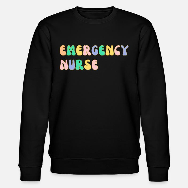 Infirmière d’urgence - Sweat bio CHANGER Stanley/Stella Unisexe - noir