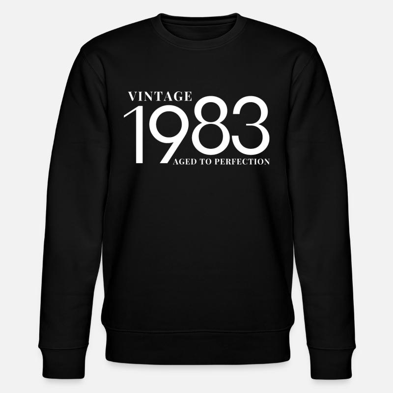 1983 legend - Stanley/Stella CHANGER Unisex Organic Sweatshirt - black