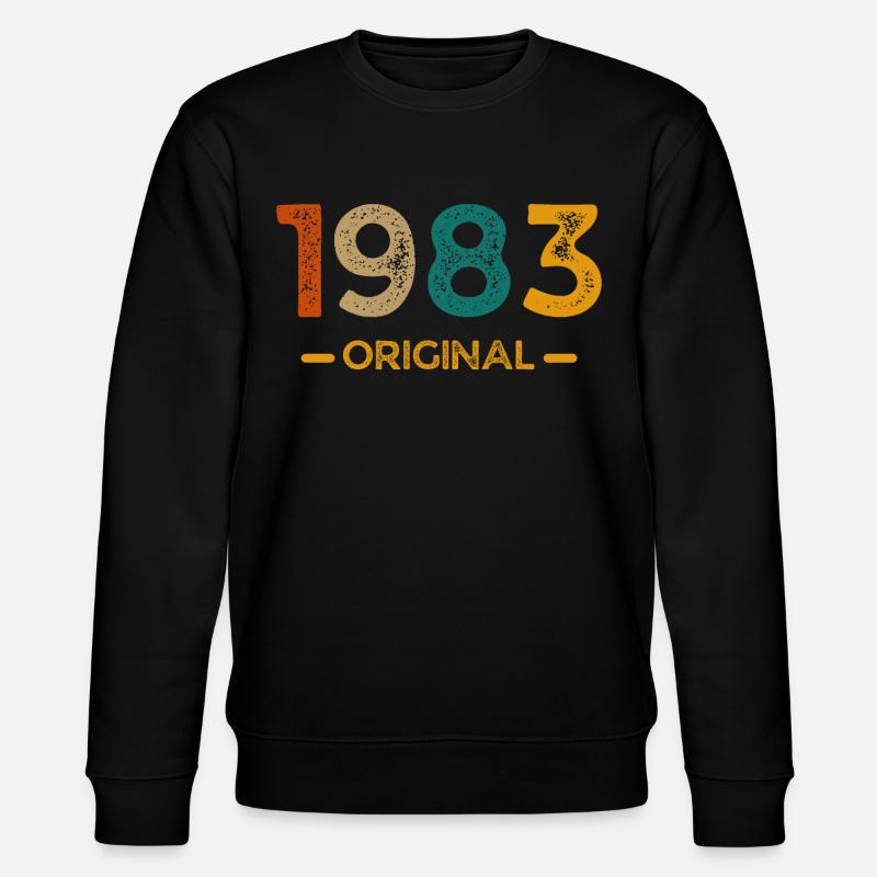 1982 Original - Stanley/Stella CHANGER Unisex Organic Sweatshirt - black