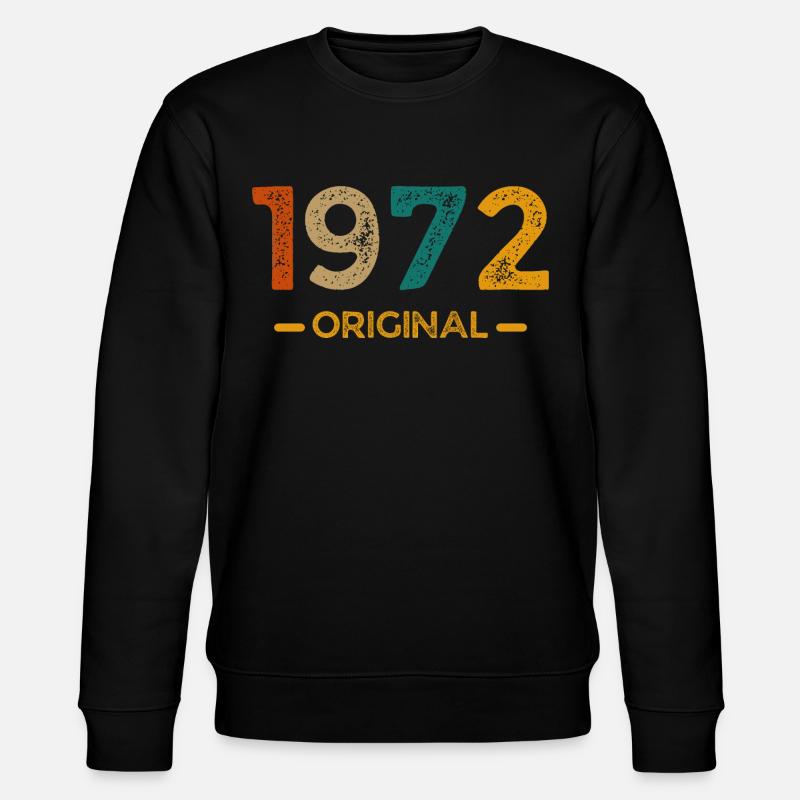 1972 Original - Stanley/Stella Unisex Bio-Sweatshirt CHANGER  - Schwarz