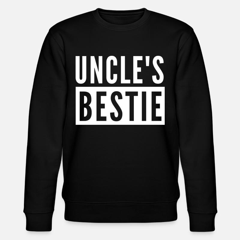 UNCLE'S BESTIE - Stanley/Stella CHANGER Unisex Organic Sweatshirt - black