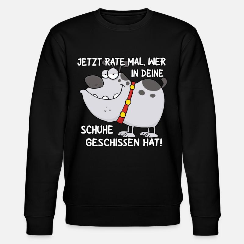 Jetzt rate mal - Stanley/Stella Unisex Bio-Sweatshirt CHANGER  - Schwarz