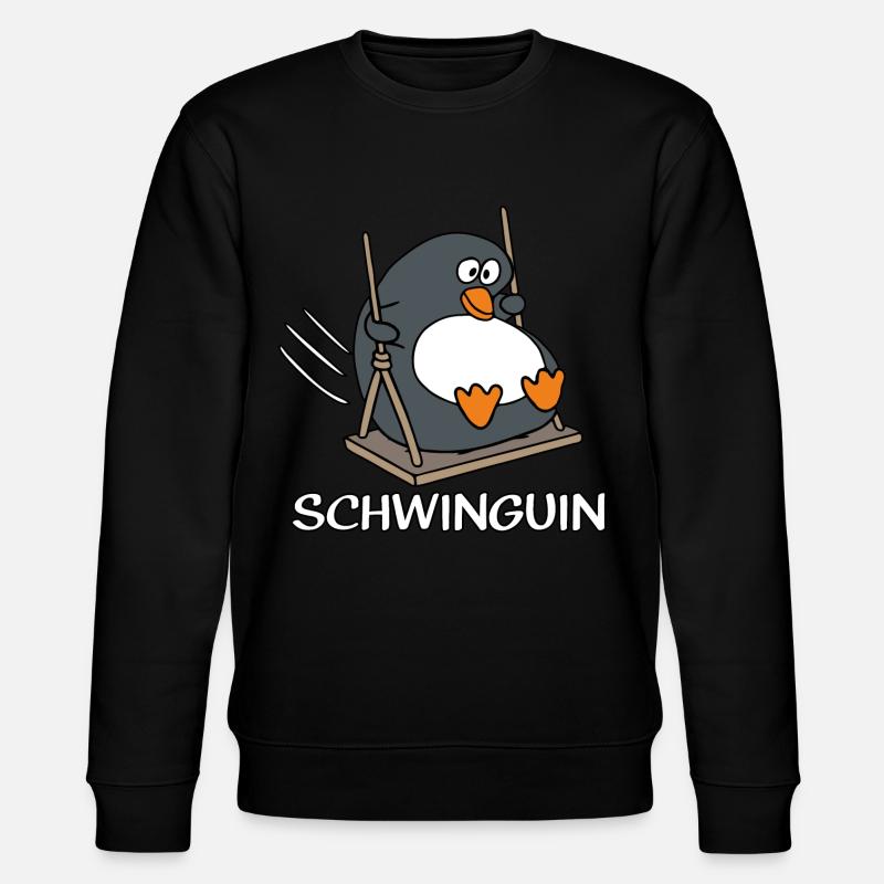 Schwinguin - Stanley/Stella Unisex Bio-Sweatshirt CHANGER  - Schwarz
