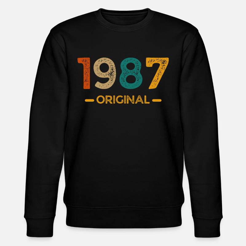 1987 original - Stanley/Stella CHANGER Unisex Organic Sweatshirt - black