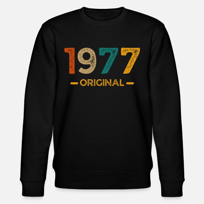 Original von 1977 - Stanley/Stella Unisex Bio-Sweatshirt CHANGER - Schwarz