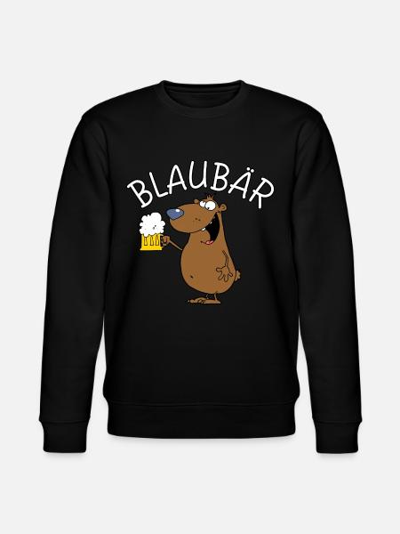 Blaubär - Stanley/Stella Unisex Bio-Sweatshirt CHANGER  - Schwarz