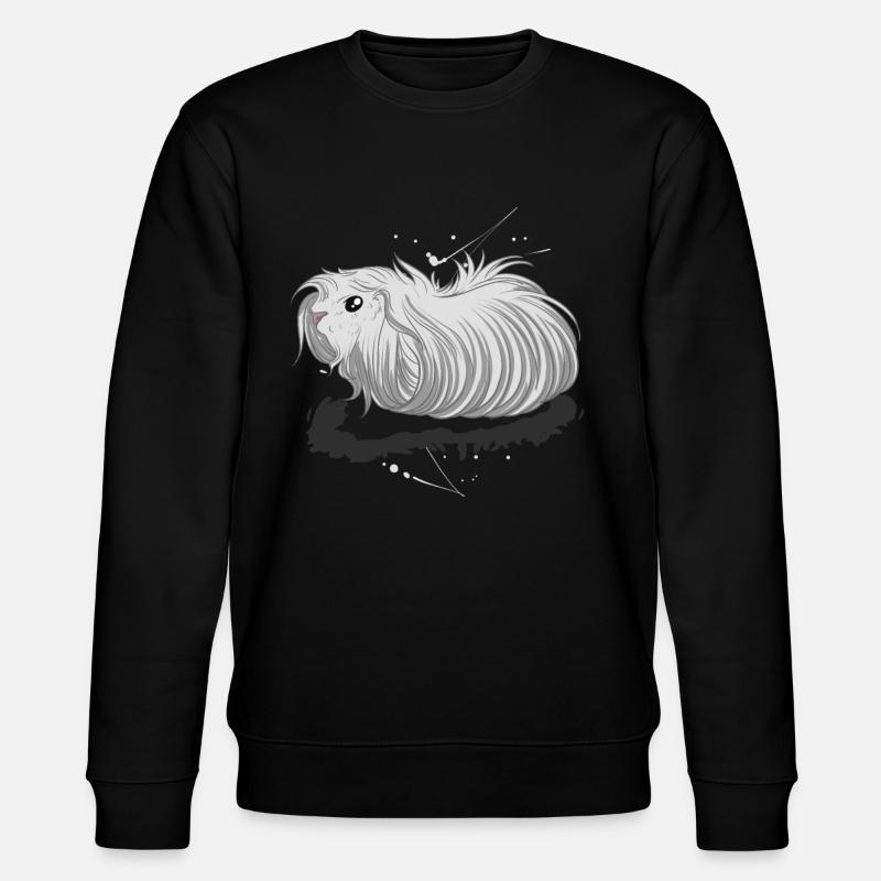 Peruanisches Meerschweinchen - Stanley/Stella Unisex Bio-Sweatshirt CHANGER  - Schwarz