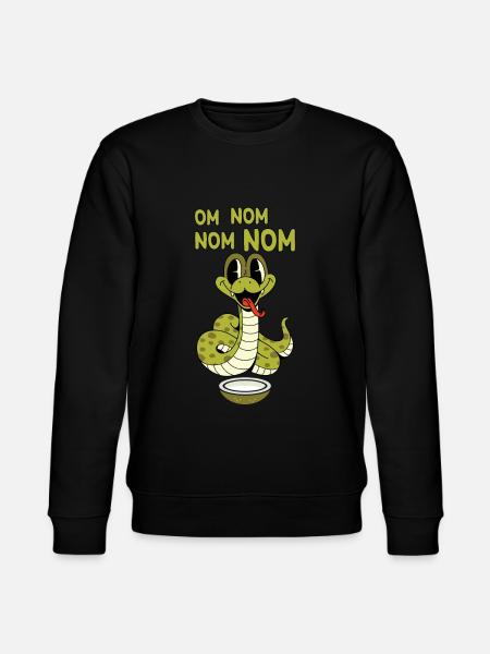 Om nom nom Serpentvore - Sweat bio CHANGER Stanley/Stella Unisexe - noir