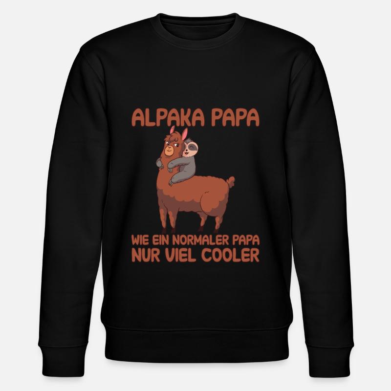 Alpaga Papa - Sweat bio CHANGER Stanley/Stella Unisexe - noir