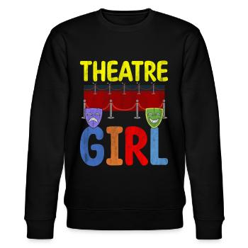 Théâtre Fille Acteurs et amants de théâtre - Sweat bio CHANGER Stanley/Stella Unisexe - noir - Devant - Nik (191cm) & Marisol (170cm)
