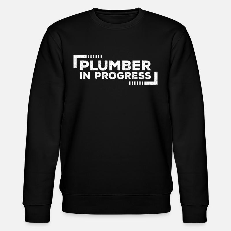 Plumber In Progress Future Plumber - Stanley/Stella Unisex Bio-Sweatshirt CHANGER  - Schwarz
